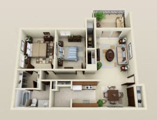 Two bedroom one bathroom with washer dryer Two bedroom one bathroom with washer dryer