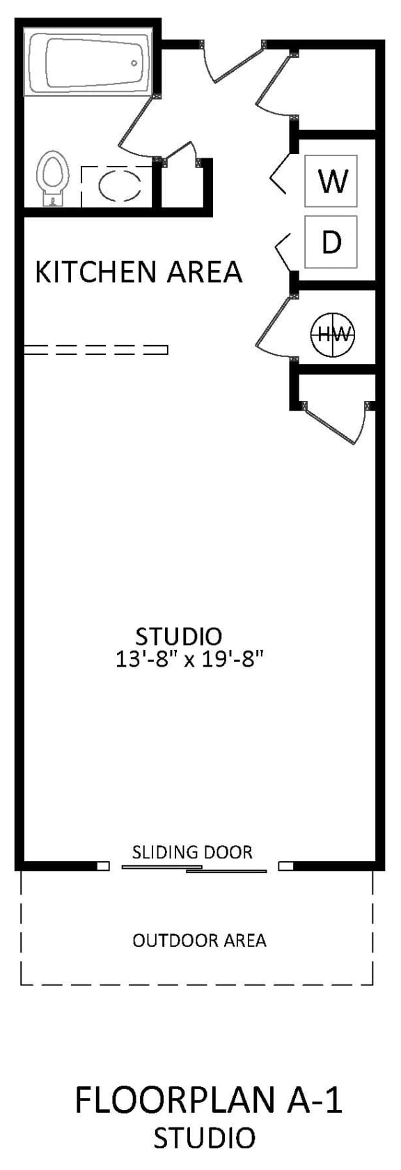 the floor plan of floorplan a1