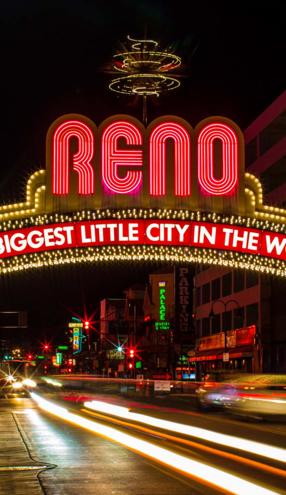 Reno, Nevada Neon Sign of The Biggest Little City In the World