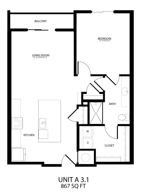 Alton Southern Highlands Apartments in Las Vegas, Nevada A3.1 Floor Plan