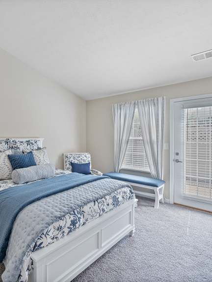 Bedroom at The Falls at Landen Apartments, Maineville