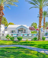 Village Park Apartments in Encinitas, CA has bright and spacious living rooms!