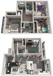4 Bed 2.5 Bath | 1,326 Sq. Ft. at The Villages at Miami Gardens, Florida 33056