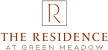 The image shows a logo with the text "The Residence at Green Meadow" in the center.