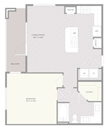 A10 is a floor plan of a house with a living room, kitchen, dining room, and bedroom.