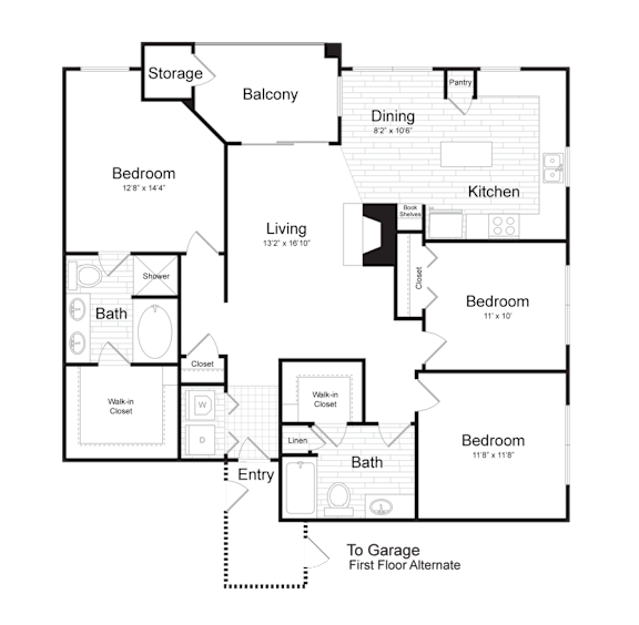 Three Bedroom