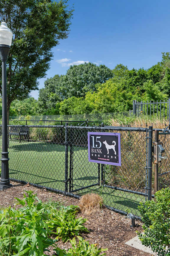 Pet Park at 15 Bank Apartments, White Plains, NY, New York, 10606