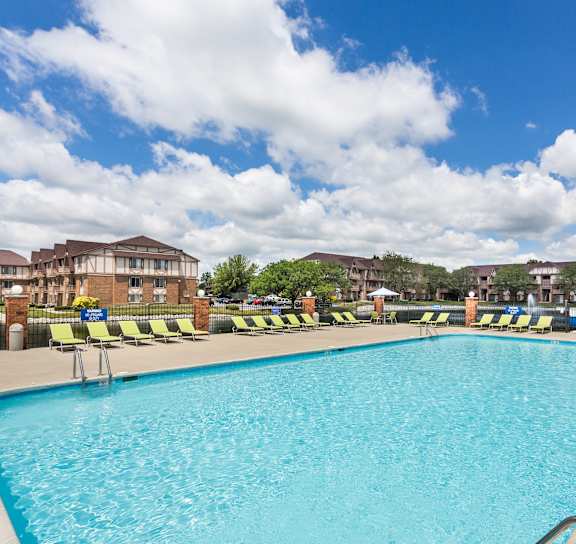 swimming pool  at Scarborough Lake Apartments in Indianapolis, IN