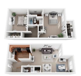 the outlook floor plan of 4 bedroom 2400 sq ft
