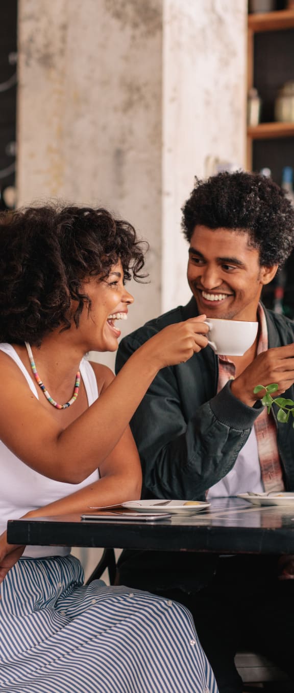 Couple Drinking Coffee