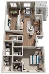 3 Bed 2.5 Bath Floor Plan | 1,650 Sq. Ft