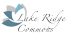 Lake Ridge Commons logo with a blue and grey design.