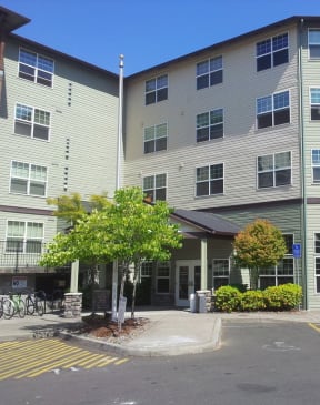 10th Street Exterior Building Entry