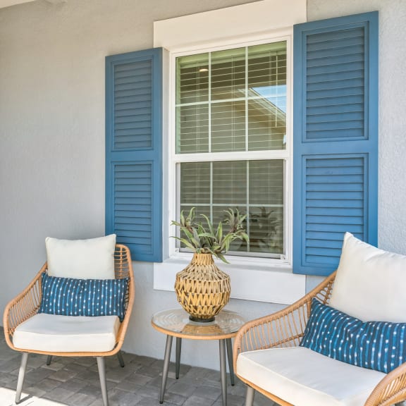 Patio at Marisol, Bradenton, Florida