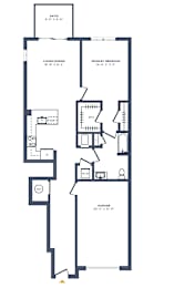 A floor plan for a residence labeled A05 at The Hillmont.