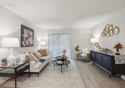 Living Room at St. Andrews Reserve Apartments in Wilmington, NC