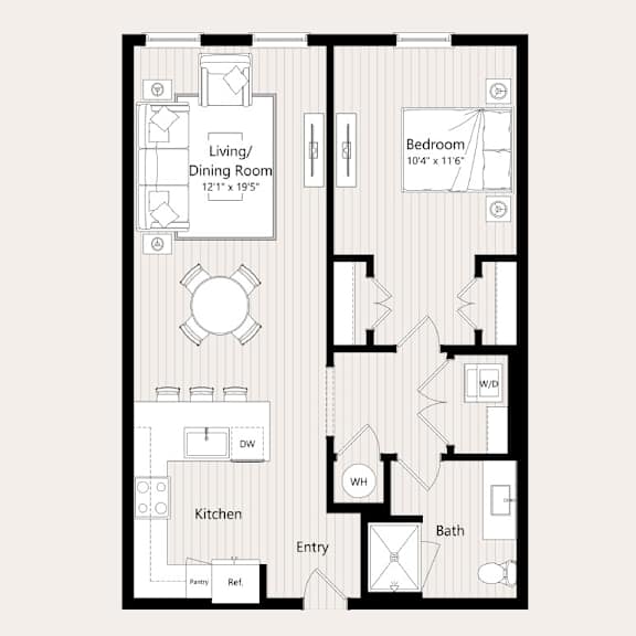 A8-A, A8-B, A8-C Floor Plan at Huxley Scottsdale, Scottsdale, AZ 85260