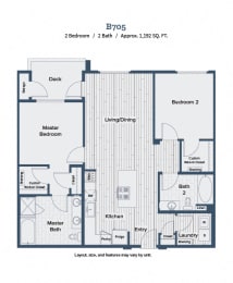  Floor Plan B705