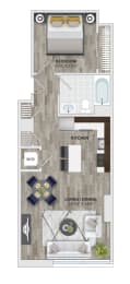 Jb11 Floor Plan at 1405 Point, Maryland, 21231