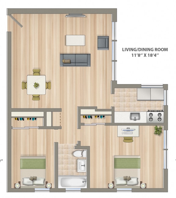 Floor Plans of Shipley Park in Washington, DC