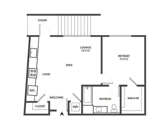 A9 Floor Plan at Aire, San Jose, 95134