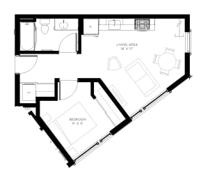 Multnomah Station B3 Floor Plan