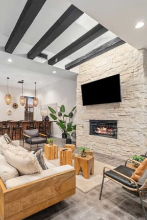 Clubhouse Lounge Area at Bear Canyon Apartments in Tucson Arizona