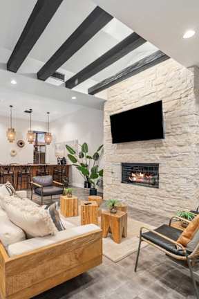 Clubhouse Lounge Area at Bear Canyon Apartments in Tucson Arizona