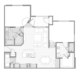 Floor plan at Faudree Ranch, Odessa, TX
