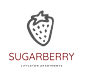 A graphic of a strawberry is above the words SUGARBERRY and LITTLETON APARTMENTS.