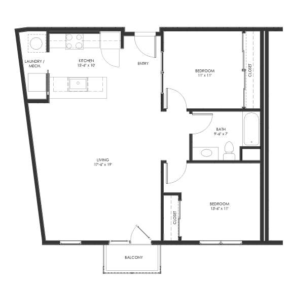 Model 4 2D Floorplan