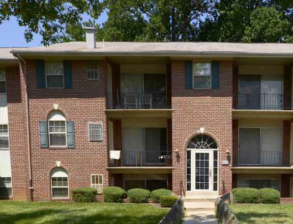 Building Exterior at Woodridge Apartments, 3901 Noyes Circle, Randallstown, MD 21133