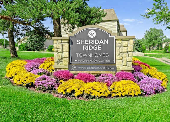 Welcoming Property Signage at Sheridan Ridge, Overland Park, 66212