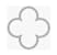 how to draw a shamrock with a pencil step by step
