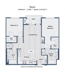  Floor Plan B400