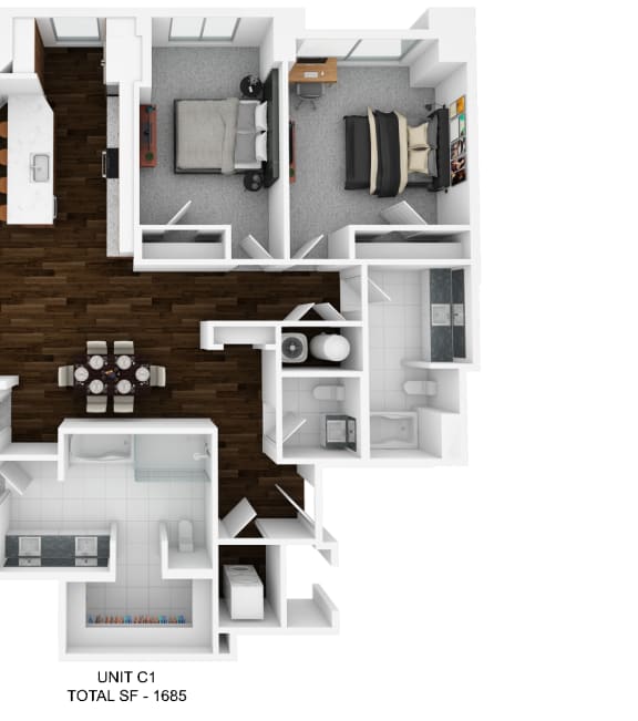 the floor plan of the 1100 sq ft