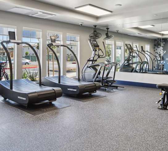 A spacious gym at Terracina at Winding Creek, Roseville, 95747