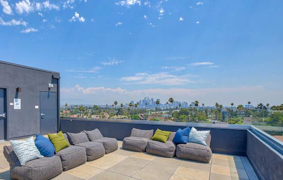 Rooftop Patio at 2231 S Western, Los Angeles, 90018