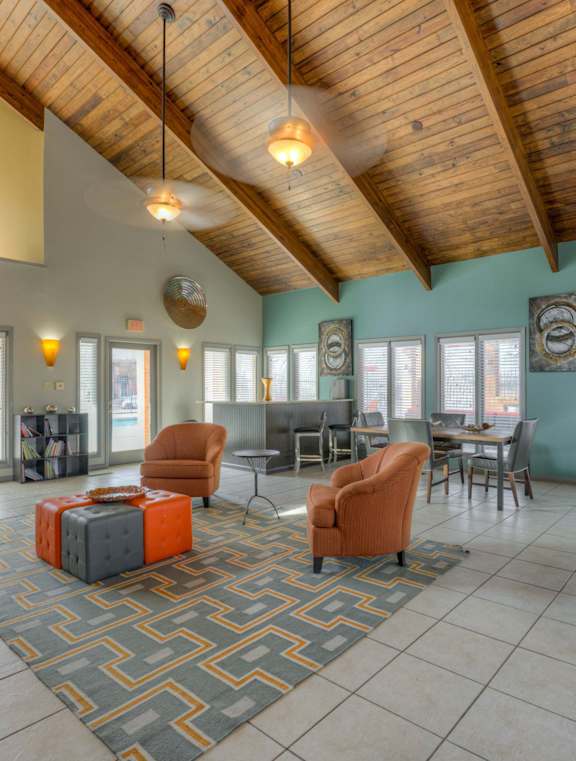 Large clubhouse at Cordova Creek Apartments, Cordova, TN