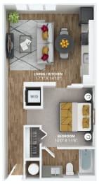 S1 Floor Plan at The Alibi at Lake Lilly, Ocoee, FL