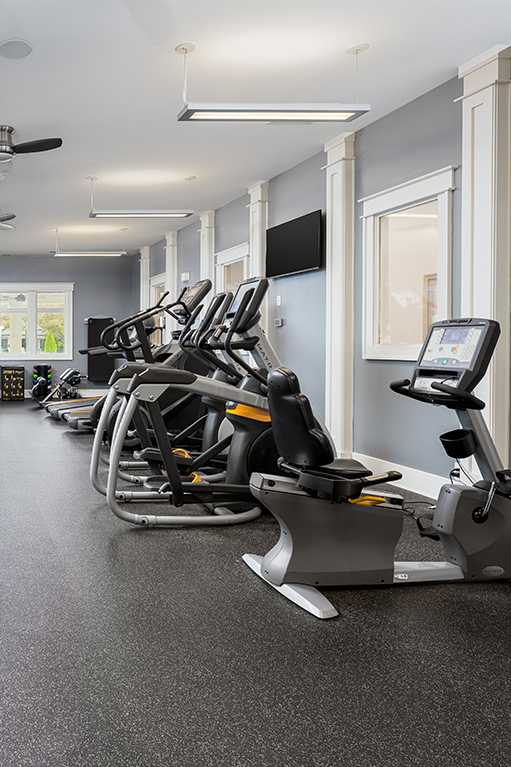 Cardio Machines at The Reserve at Mayfaire Apartments, Wilmington, 28405