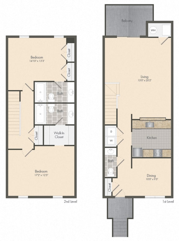  Floor Plan Fairfax - Townhome