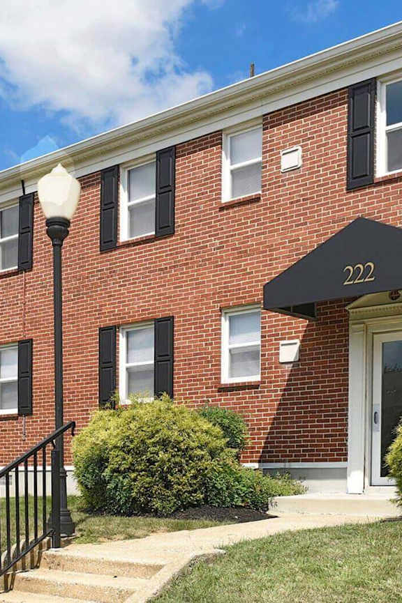 Elegant Exterior at Donnybrook Apartments, Towson, Maryland