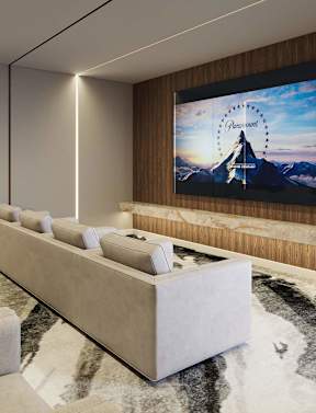 Movie Theatre at The Franklin at Tenafly Apartments, Tenafly
