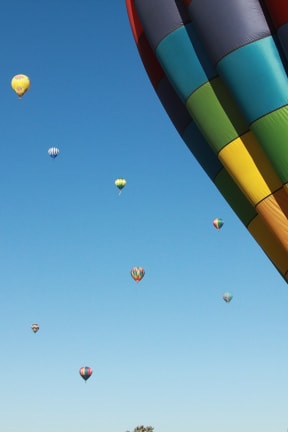 Hot Air Balloons at Vista Promenade Apartments, Temecula, CA, 92591