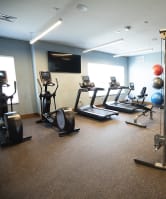 Fitness Center With Modern Equipment at Cedar Place Apartments, Wisconsin