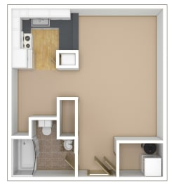 Studio Floor Plan