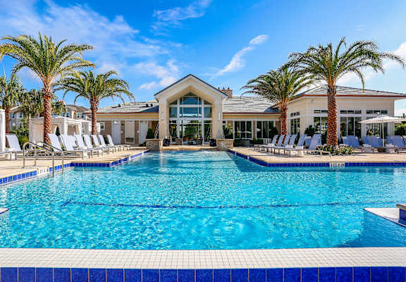 Pool Side Lounge Area at Oasis Shingle Creek in Kissimmee, FL