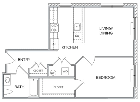luxury rental studio one two bedroom apartments at city line east in jersey city Hudson county nj new jersey near nyc new York city