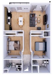 Floor Plan  Martin on Main Apartments at 835 East main Street, Louisville KY 40206Martin on Main at 835 East Main Street, Louisville KY 40206